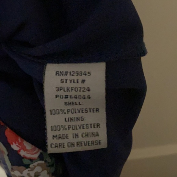 baileyblue floral maxi dress with slit size: S - Picture 5 of 7